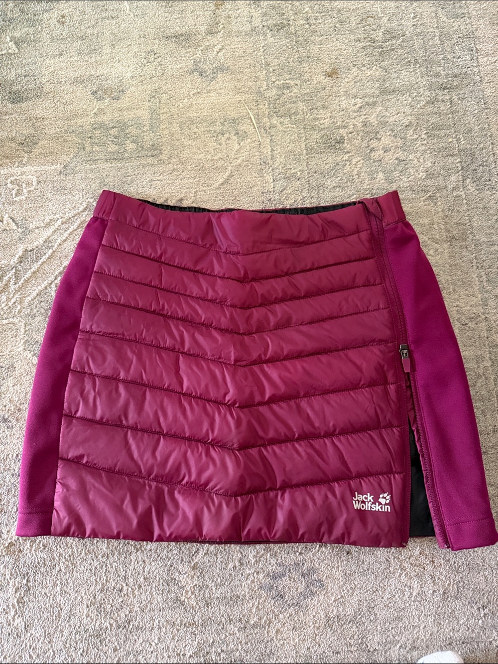 Jack Wolfskin Women's Mini Skirt in Deep Berry